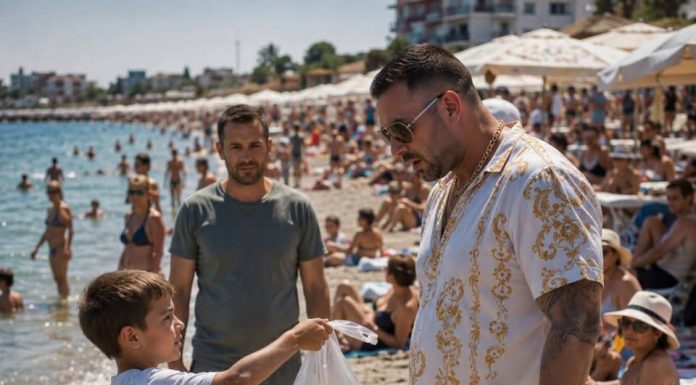 Osmogodišnji dječak potrčao je za muškarcem koji je ostavio smeće na plaži. Kada mu je pružio vreću, svi oko njih ostali su bez riječi…