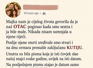 Majka nam je cijelog života govorila da je otac mrtav, a poslije njene smrti pronašle smo njegova pisma