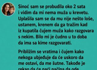 ČULA SAM MUŽA KAKO U 2 UJUTRU GOVORI DA ĆE ME OSTAVITI – ONDA SAM POGLEdala NJEGOV TELEFON