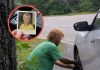 Beskućnik mi je pomogao da promijenim probušenu gumu na ruti 9, na istoj cesti gdje je moj sin nestao prije 20 godina — ono što je ostavio na suvozačevom sjedištu oborilo me na koljena.