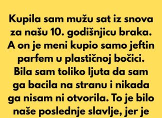Mesecima sam štedela da mu kupim sat iz snova za našu 10. godišnjicu braka.