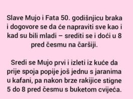 VIC DANA: Slave Mujo i Fata godišnjicu braka
