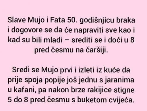 VIC DANA: Slave Mujo i Fata godišnjicu braka