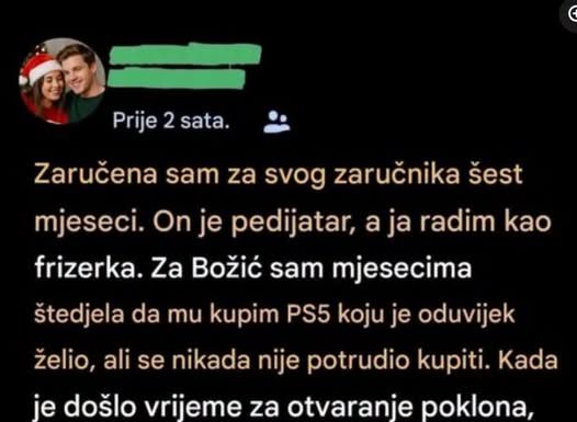 „Poklon koji mi je za Božić otvorio oči o mojoj vezi“
