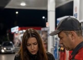 Muž i ja smo stali da sipamo gorivo kada je radnik pumpe prišao i predao mi ceduljicu: “Beži od njega, reci da ideš u toalet i otiđi…” 😨😨