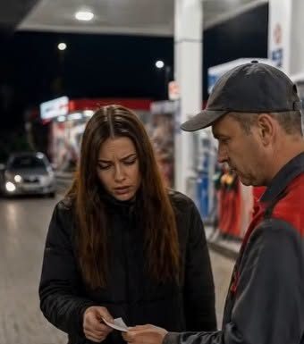 Muž i ja smo stali da sipamo gorivo kada je radnik pumpe prišao i predao mi ceduljicu: “Beži od njega, reci da ideš u toalet i otiđi…” 😨😨
