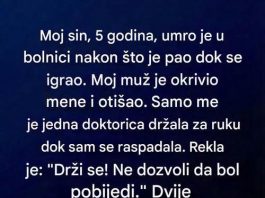 “Moj sin, 5 godina, umro je u bolnici nakon što je…”