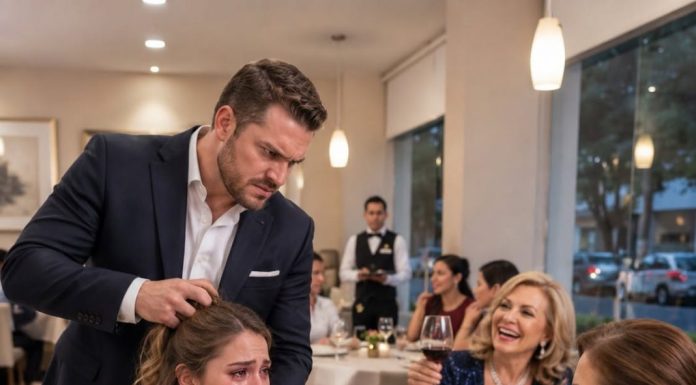 Moj zet zgrabio je moju kćer za kosu pred svima u restoranu i prisilio je da spusti glavu. Njegova majka se nasmijala i rekla: „Tako se disciplinira tvrdoglava supruga.”
