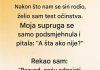 Kad se moja žena porodila tražio sam test oćinstva….