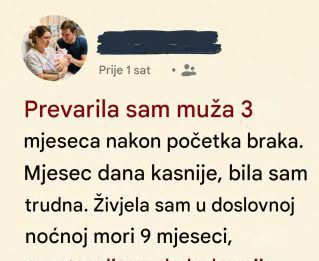 “Prevarila sam muža, a reakcija nakon porođaja me je slomila”: Muž je u bolnici pocepao DNK test i izgovorio rečenicu koju nikada neću zaboraviti