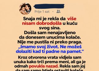 Snaja mi je zabranila da dolazim kod sina…