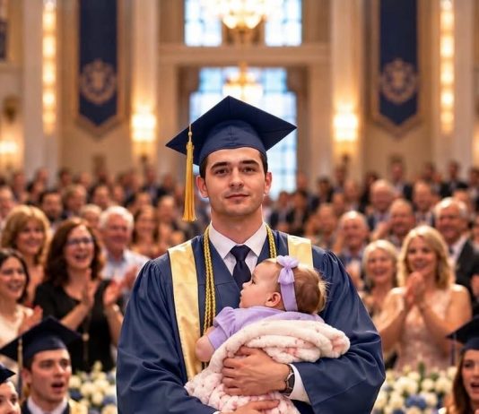 Smijali su se dok je moj sin izlazio na pozornicu na svojoj dodjeli diplome, držeći prijevremeno rođeno dijete.