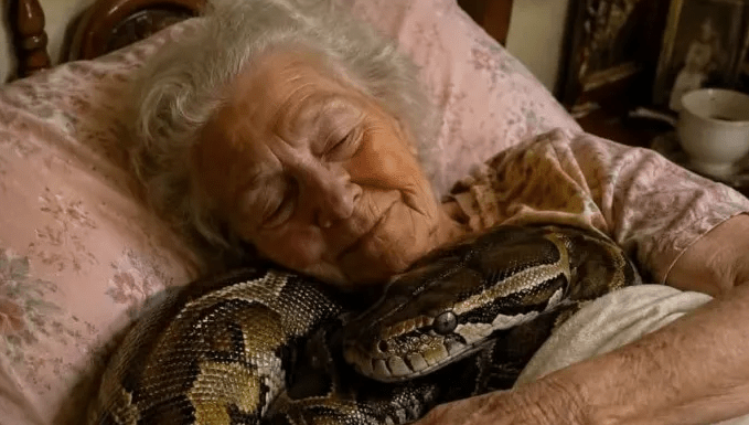 😨 Jedna 75-godišnja žena držala je u svojoj kući velikog pitona tri godine, sve dok se jednog dana zmija nije počela svake noći uvlačiti u njezin krevet i omotavati oko njezinog tijela.