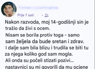 Pustila je sina da živi sa ocem, a onda shvatila da mu je hitno potrebna pomoć: Tišina četrnaestogodišnjaka skrivala je bolnu istinu
