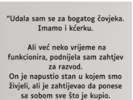 “UDALA SAM SE ZA JAK0 B0GAT0G Č0VJEKA IMAMO I KĆERKU…”