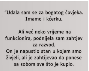 “UDALA SAM SE ZA JAK0 B0GAT0G Č0VJEKA IMAMO I KĆERKU…”