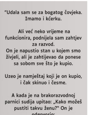 “UDALA SAM SE ZA JAK0 B0GAT0G Č0VJEKA IMAMO I KĆERKU…”