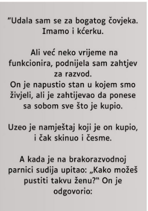 “UDALA SAM SE ZA JAK0 B0GAT0G Č0VJEKA IMAMO I KĆERKU…”