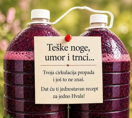 Teške Noge, Umor i Trnci: Savjeti za Svakodnevni Život i Jednostavan Recept za Sok koji Poboljšava Cirkulaciju