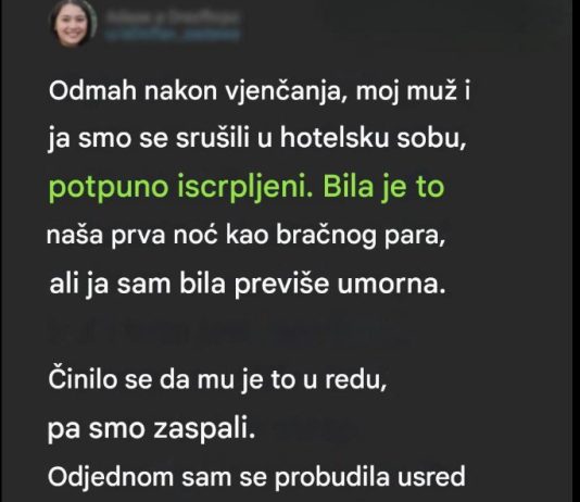 Noć vjenčanja krenula je neočekivanim putem – priča o tajnama, ljubavi i istini koja sve mijenja