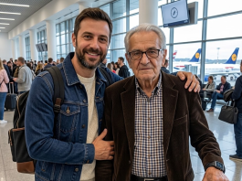 Na aerodromu sam pomogao starijem čoveku — a nekoliko trenutaka kasnije uzeo je moj telefon i pozvao policiju… Kada sam saznao razlog, ostao sam bez reči
