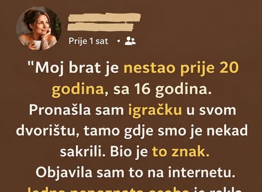 Dvadeset godina bez odgovora: Nestanak šesnaestogodišnjaka koji je porodicu držao između nade i boli