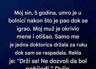 “Moj sin, 5 godina, umro je u bolnici nakon što je…”