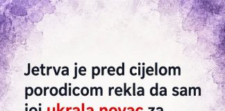 LAŽNA OPTUŽBA ZA STOLOM…