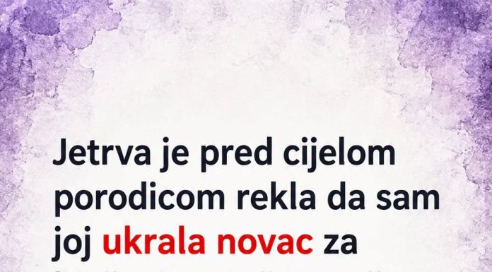 LAŽNA OPTUŽBA ZA STOLOM…