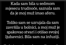“Muž me prevario kada sam bila u sedmom mjesecu trudnoće”