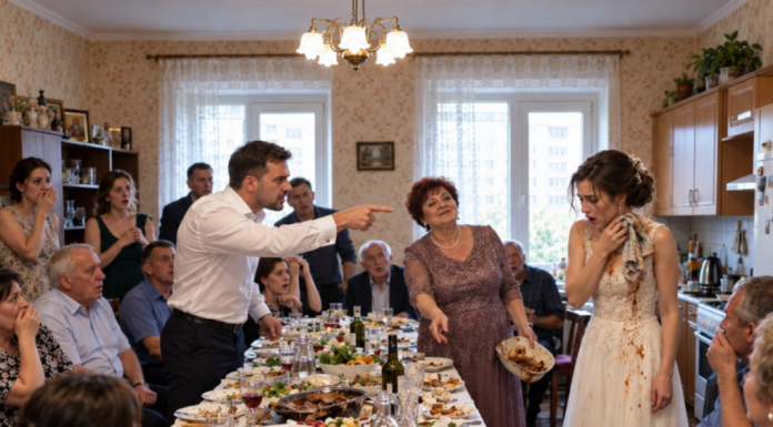 Samo nekoliko sati nakon našeg vjenčanja, moj suprug bacio mi je prljavu kuhinjsku krpu u lice pred cijelom svojom obitelji i naredio mi da kleknem i očistim umak koji je njegova majka namjerno prolila. Bio je uvjeren da ga, sada kada sam postala njegova supruga, nikada neću napustiti i da ću brzo naučiti obiteljska „pravila”. Ali nije imao pojma što ću učiniti samo nekoliko minuta kasnije…