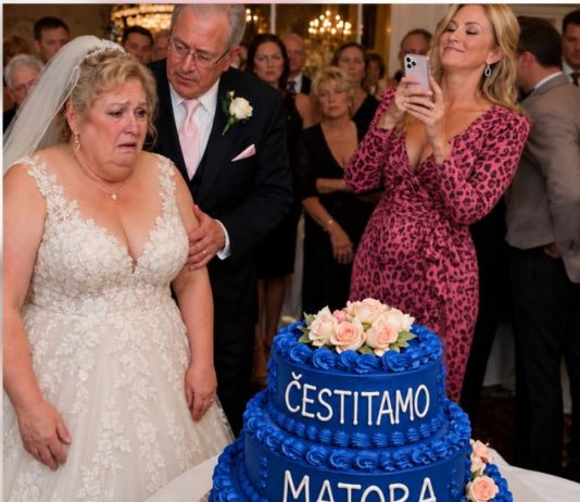 Na venčanju joj je sestra poslala tortu sa natpisom …Bako mladenko……